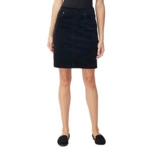 12 • S.C. & Co. • Pull-On Corduroy Skirt Black Pencil Skirt